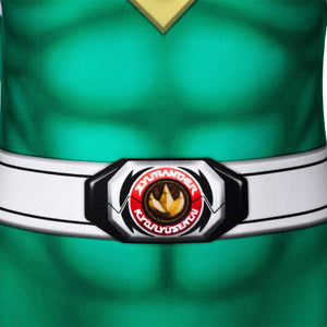 Mighty Morphin Power Rangers Yamato Tribe Knight Burai Dragon Ranger Green Ranger Children Cosplay Costumes