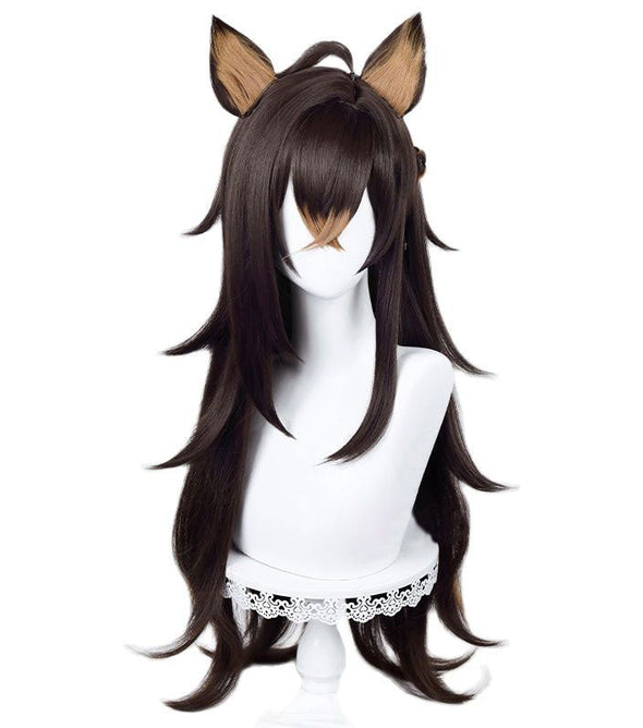 Genshin Impact Dehya Halloween cosplay wig