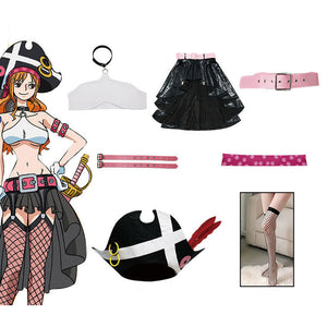 Anime One Piece Film Red 2022 Movie Nami Cosplay Costumes