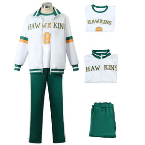 Stranger Things 4 Hawkins High School Cheer Man Unifrom Cosplay Costumes