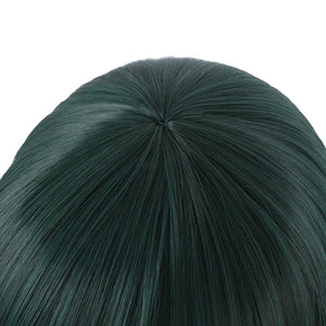 Anime Jujutsu Kaisen Mai Zenin Short Dark Green Cosplay Wigs