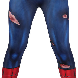 Marvel's Spider-Man PS5 Classic Suit Damaged Children Jumpsuit Cosplay Costumes