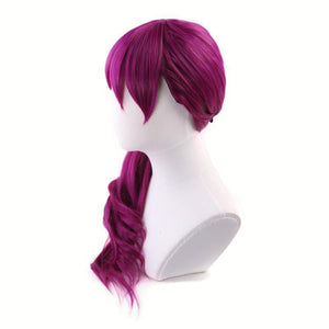 LOL KDA Evelynn Long Braid Hot Pink Cosplay Wigs