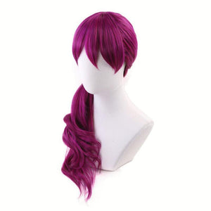 LOL KDA Evelynn Long Braid Hot Pink Cosplay Wigs