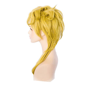 Anime JoJo's Bizarre Adventure Dio Brando Long Blond Cosplay Wigs