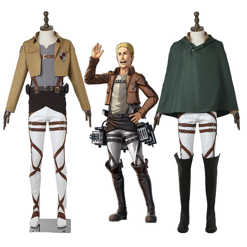 Anime Attack on Titan Garrison Regiment Uniform Set Cosplay Costume