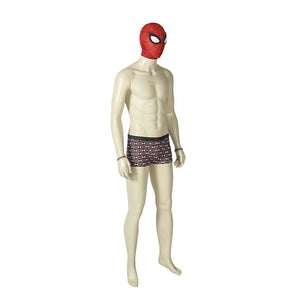 Spider-Man PS4 Undies Peter Parker Spiderman Cosplay Costume with Shorts and Wristband