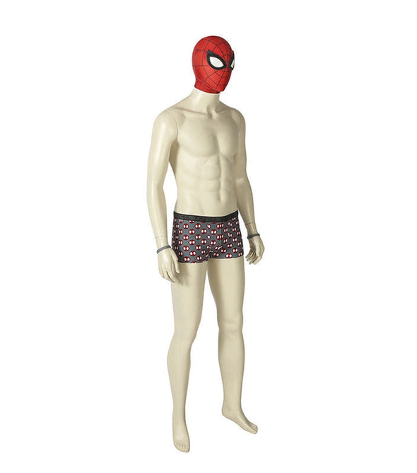 Spider-Man PS4 Undies Peter Parker Spiderman Cosplay Costume with Shorts and Wristband