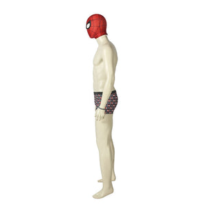 Spider-Man PS4 Undies Peter Parker Spiderman Cosplay Costume with Shorts and Wristband