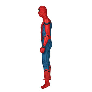 Movie Spider-Man: Far From Home Peter Parker Spiderman Jumpsuit Cosplay Costume with Free Headgear