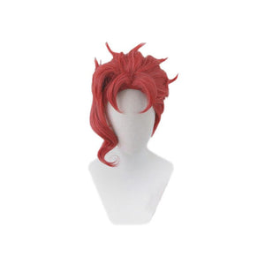 Anime JoJo's Bizarre Adventure Stardust Crusaders Kakyoin Noriaki Short Wine Red Cosplay Wigs