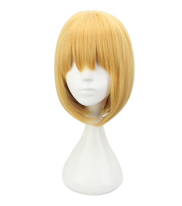 Anime Attack on Titan Armin Arlert Short Blond Cosplay Wigs