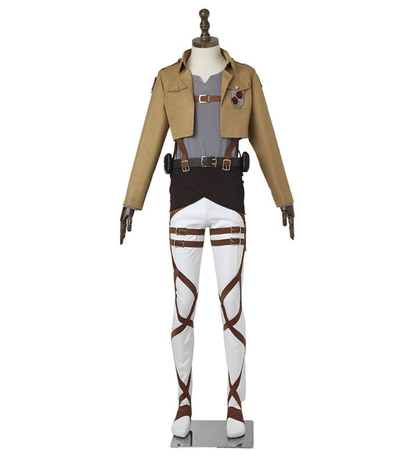 Anime Attack on Titan Garrison Regiment Uniform Set Cosplay Costume