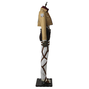 Anime Attack on Titan Mikasa Ackerman Ttraining Corps Uniform Set Cosplay Costume